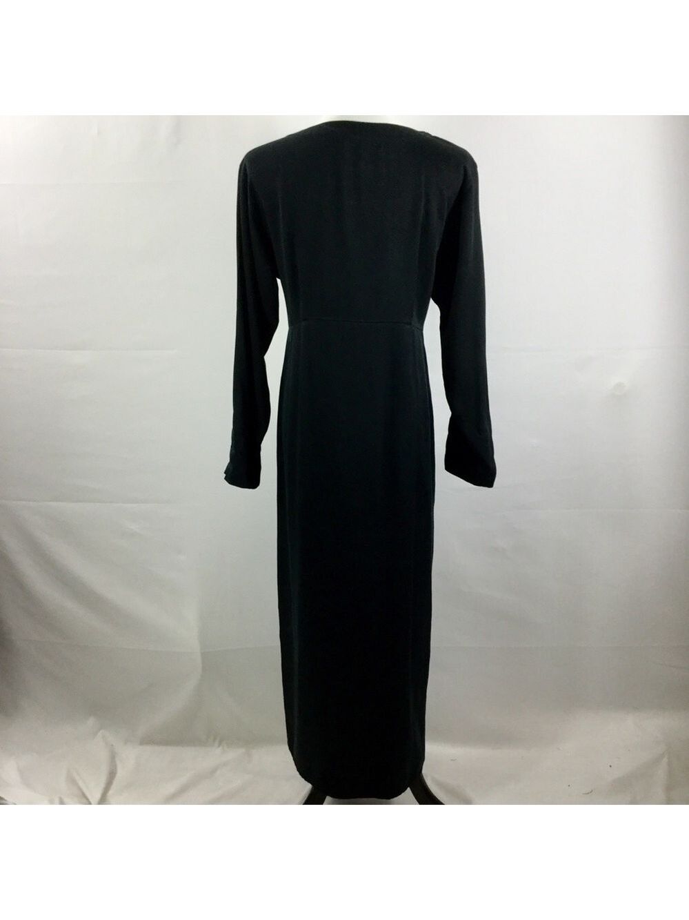 Vintage KIKO COMFORT CLOTHING Empire Waist Maxi Shirt Dress 100% Tencel Size S - Picture 7 of 16